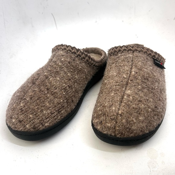 Haflinger AT Classic Hardsole Clog Slipper Unisex Natural Color Size 39 8.5 - Picture 3 of 9